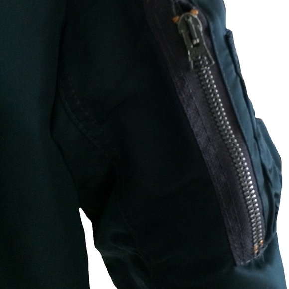 Men's Airforce Bomber Jacket - Navy - Reversible - Picture 8 of 8